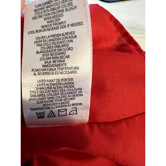 Pippa & Julie Girls Size 2T Floral Ruffle Dress Red Round Neck Sleeveless Excell - Picture 8 of 8